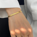 Thin Gold Snake Chain Bracelet