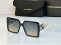Black & Pearl Oversized Square Sunglasses