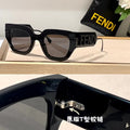 Black Geometric Luxury Sunglasses