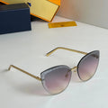 Rimless Cat-Eye Gradient Sunglasses