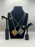 Elegant Knot Pendant Jewelry Set