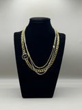 Layered Gold & Silver Chain Necklace