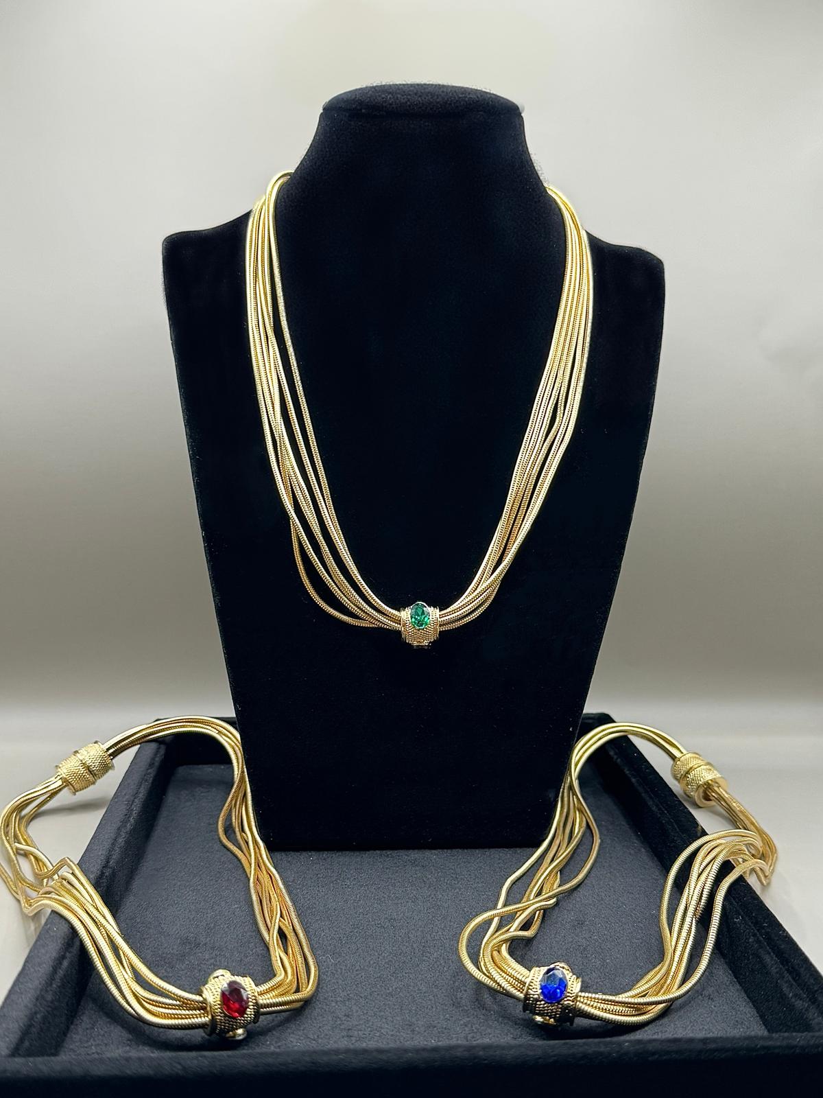 Multi-Strand Statement Necklace