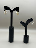 Pearl Drop Crystal Teardrop Earrings