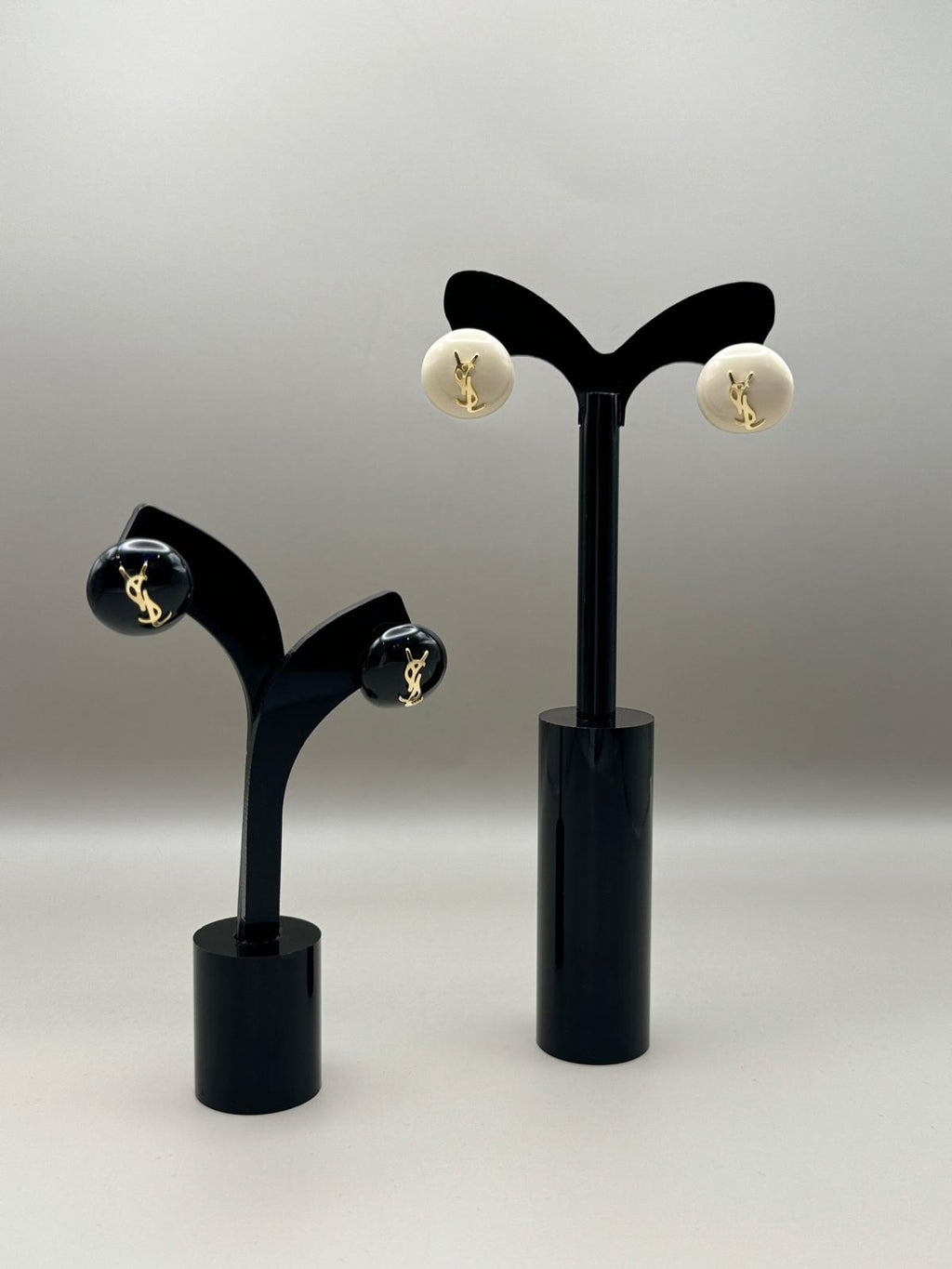 Logo Pearl Stud Earrings