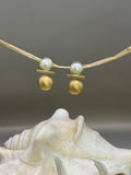 Dual Pearl Balance Earrings