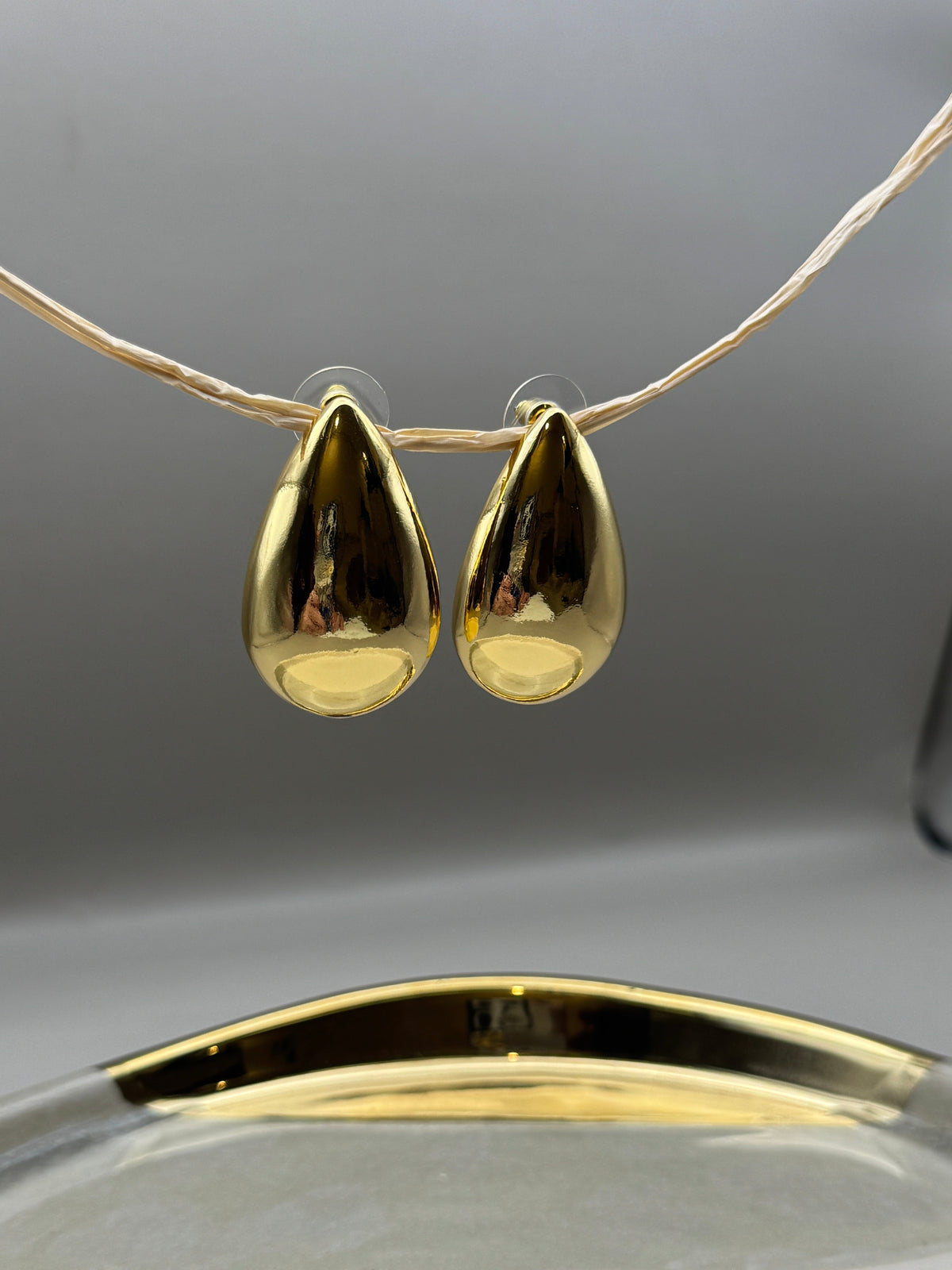 Liquid Gold Teardrop Earrings