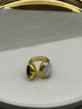 Dual Tide Adjustable Statement Ring