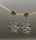 Twisted Crystal Drop Earrings