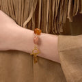Natural Stone Charm Toggle Bracelet