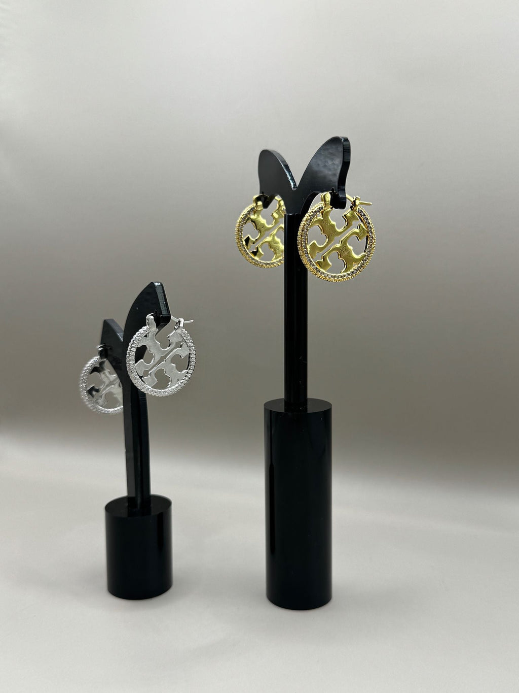 Luxury Medallion Earrings Set (Gold & Silver)