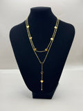 Gold Layered Heart Charm Necklace